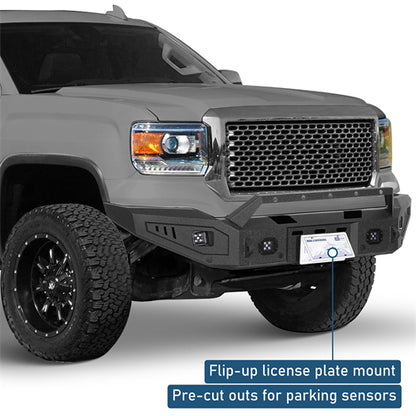 Discovery Ⅰ Full-Width Front Bumper For 2014-2015 GMC Sierra 1500 - Landshaker4x4