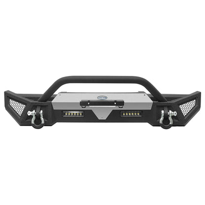Winglet Stubby Front Bumper For 2018-2025 Jeep Wrangler JL & Gladiator JT - Landshker4x4