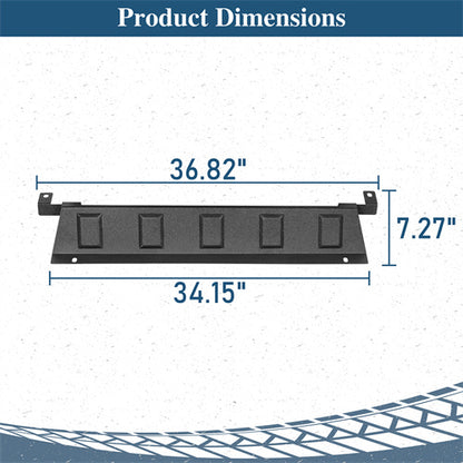 Off-road Front Bumper For 2018-2025 Jeep Wrangler JL & Gladiator JT - Landshaker4x4