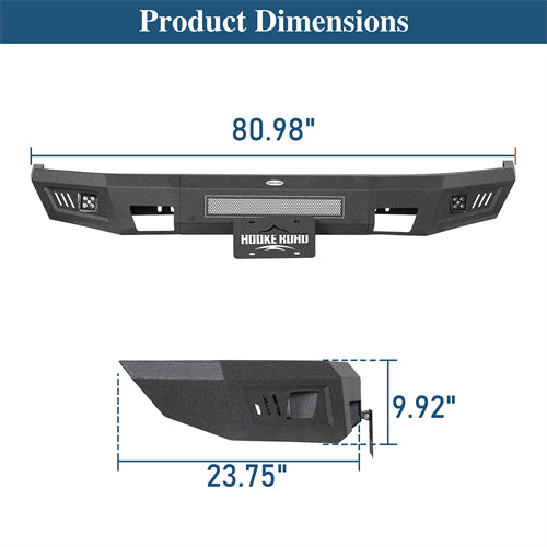 Front Bumper For 2017-2024 Nissan Titan 17-24(Excluding Titan XD) - Landshaker4x4