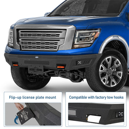 Front Bumper For 2017-2024 Nissan Titan 17-24(Excluding Titan XD) - Landshaker4x4