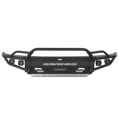 Tube Front Bumper w/ 4 LED Spot Lights For 2008-2010 Porsche Cayenne 957 - Landshaker4x4