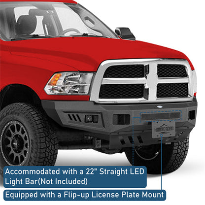 Aftermarket Guardian Ⅱ Front Bumper For 2010-2018 Ram 2500 3500 - LandShaker4x4