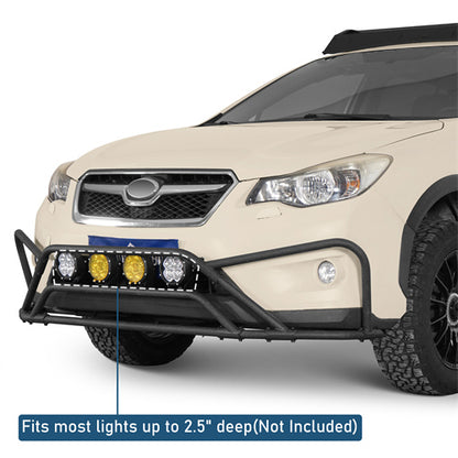 Front Bumper Rally Tubular Bumper For 2013-2017 Subaru XV Crosstrek - Landshaker4x4