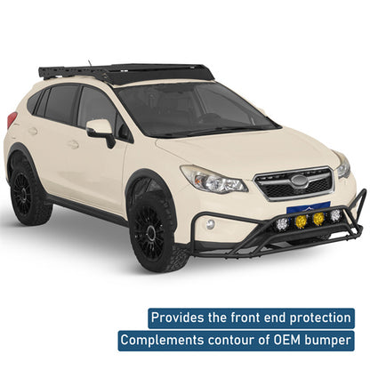 Front Bumper Rally Tubular Bumper For 2013-2017 Subaru XV Crosstrek - Landshaker4x4
