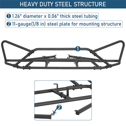 Front Bumper Rally Tubular Bumper For 2013-2017 Subaru XV Crosstrek - Landshaker4x4