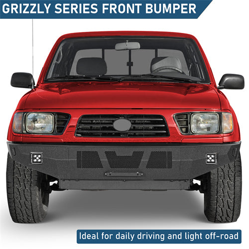 Grizzly Series Front Bumper For 1995-2004 Toyota Tacoma - Landshaker4x4
