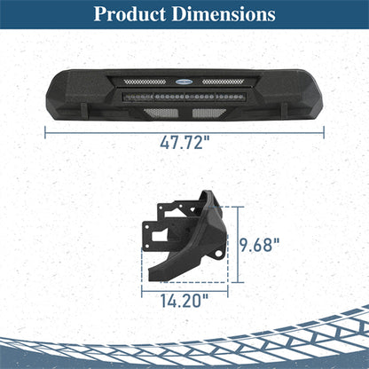 Blink Stubby Front Bumper For 2016-2023 Toyota Tacoma - Landshaker4x4
