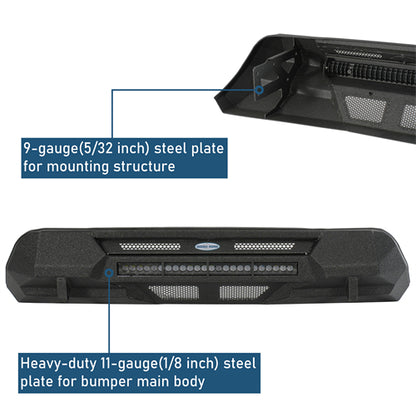 Blink Stubby Front Bumper For 2016-2023 Toyota Tacoma - Landshaker4x4