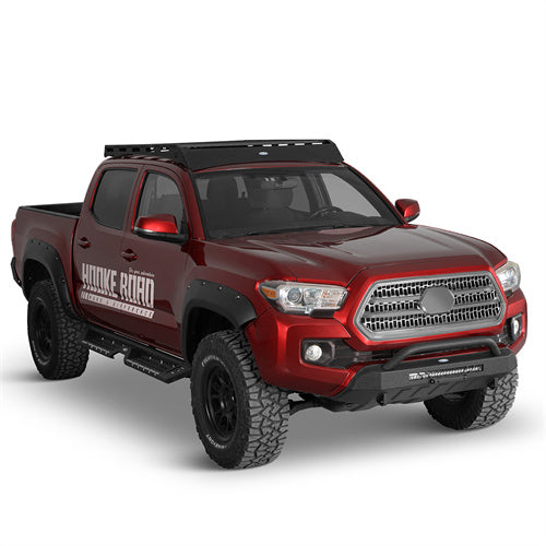 Blink Stubby Front Bumper w/ LED Spotlight Bar For 2016-2023 Toyota Tacoma - Landshaker4x4