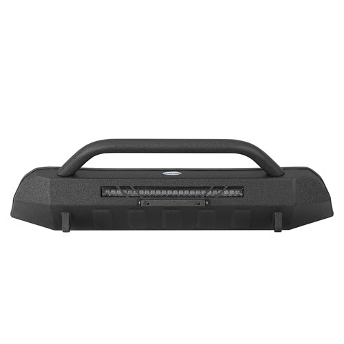 Blink Stubby Front Bumper w/ LED Spotlight Bar For 2016-2023 Toyota Tacoma - Landshaker4x4
