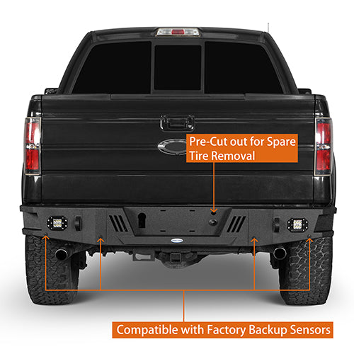 Ford F-150 Front Bumper & Rear Bumper Back Bumper for 2009-2014 Ford F-150  - LandShaker 4x4 LSG.8201+8204 13