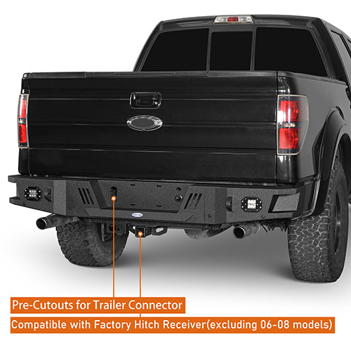 Ford F-150 Front Bumper & Rear Bumper Back Bumper for 2009-2014 Ford F-150  - LandShaker 4x4 LSG.8201+8204 14