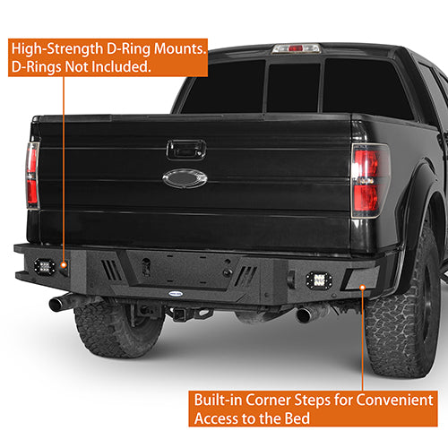 Ford F-150 Front Bumper & Rear Bumper Back Bumper for 2009-2014 Ford F-150  - LandShaker 4x4 LSG.8201+8204 15