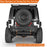 Mad Max Front Bumper & Rear Bumper w/Spare Tire Carrier for 2007-2018 Jeep Wrangler JK - LandShaker 4x4 LSG.2038+2015 16