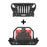 Mad Max Front Bumper & Rear Bumper w/Spare Tire Carrier for 2007-2018 Jeep Wrangler JK - LandShaker 4x4 LSG.2038+2015 2