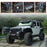 Mad Max Front Bumper & Rear Bumper w/Spare Tire Carrier for 2007-2018 Jeep Wrangler JK - LandShaker 4x4 LSG.2038+2015 5