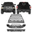 Front Bumper / Rear Bumper / Roof Rack Luggage Carrier for 2013-2018 Dodge Ram 1500 Crew Cab & Quad Cab,Excluding Rebel - LandShaker 4x4 LSG.6001+6005+6004 1