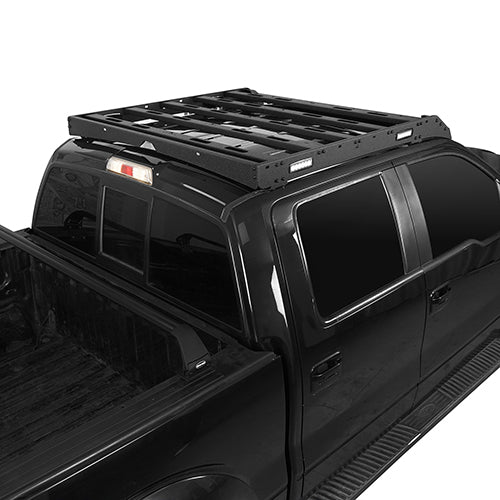 Front Bumper / Rear Bumper / Roof Rack Luggage Carrier for 2009-2014 F-150 SuperCrew,Excluding Raptor - LandShaker 4x4 LSG.8205+8201+8203 12