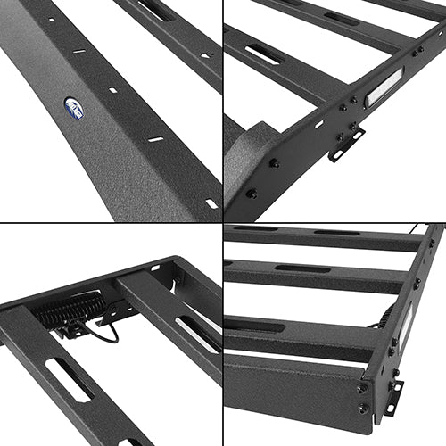 Front Bumper / Rear Bumper / Roof Rack Luggage Carrier for 2009-2014 F-150 SuperCrew,Excluding Raptor - LandShaker 4x4 LSG.8205+8201+8203 31