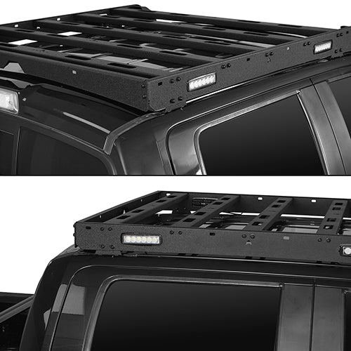 Front Bumper / Rear Bumper / Roof Rack Luggage Carrier for 2009-2014 F-150 SuperCrew,Excluding Raptor - LandShaker 4x4 LSG.8205+8201+8203 32
