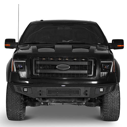 Front Bumper / Rear Bumper / Roof Rack Luggage Carrier for 2009-2014 F-150 SuperCrew,Excluding Raptor - LandShaker 4x4 LSG.8205+8201+8203 4