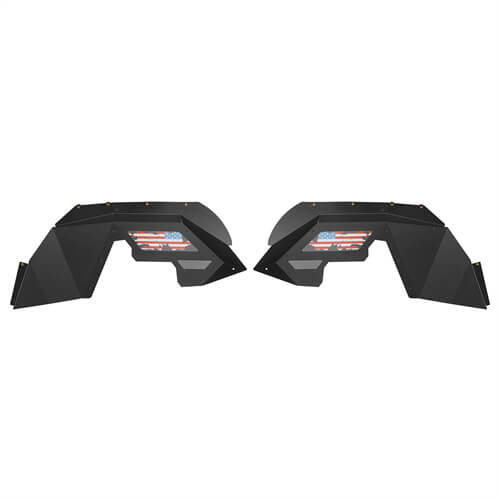 Jeep JK Front Inner Fender Liners w/Since 1941 Logo for 2007-2018 Jeep Wrangler JK - LandShaker 4x4 ls20662067 13