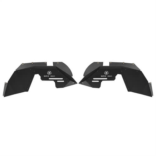 Jeep JK Front Inner Fender Liners w/Since 1941 Logo for 2007-2018 Jeep Wrangler JK - LandShaker 4x4 ls20662067 5