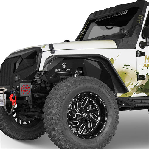 Aluminum Front Inner Fender Liners For 2007-2018 Jeep Wrangler JK - LandShaker