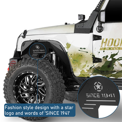 Aluminum Front Inner Fender Liners For 2007-2018 Jeep Wrangler JK - LandShaker