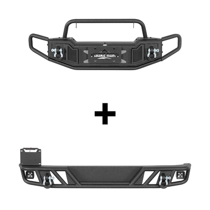 Tubular Front & Rear Bumper For 2007-2018 Jeep Wrangler JK - Landshaker4x4