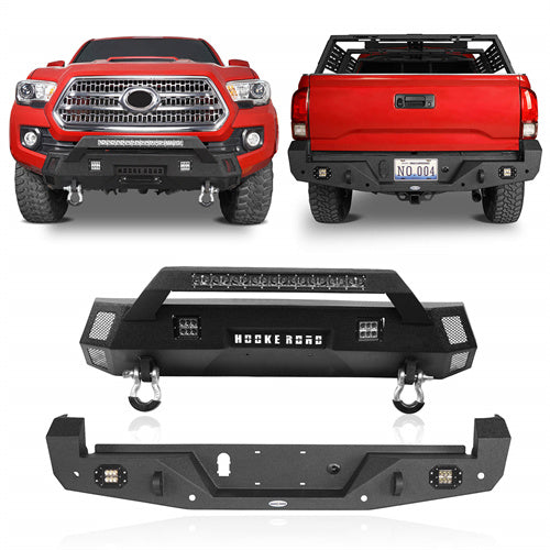 Tacoma Front & Rear Bumpers Combo for Toyota Tacoma 3rd Gen - LandShaker 4x4 l42024200s 1