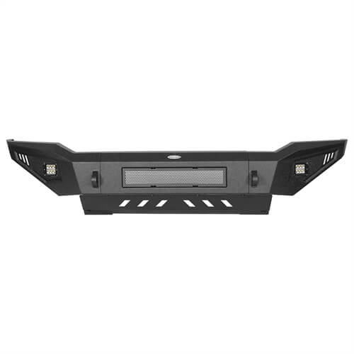 Full Width Front Bumper w/Skid Plate & Rear Bumper for 2007-2013 Toyota Tundra - LandShaker 4x4 l52015204s 4