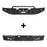 Full Width Front Bumper w/Winch Plate & Rear Bumper w/Hitch Receiver for 2007-2013 Toyota Tundra LandShaker LSG.5205+LSG.5201 2