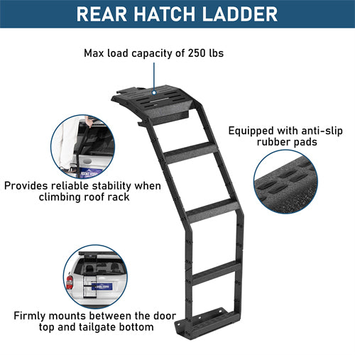 Rear Hatch Ladder For 2014-2018 Subaru Forester - Landshaker4x4