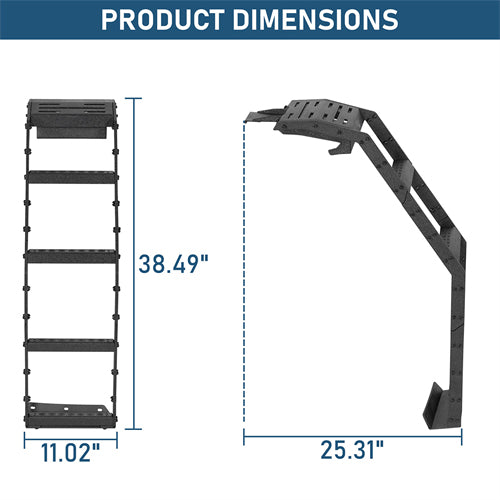 Rear Hatch Ladder For 2014-2018 Subaru Forester - Landshaker4x4