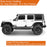 Jeep JK Body Armor Cladding for 2007-2018 Jeep Wrangler JK 4 Door - LandShaker 4x4 ls2045s 7