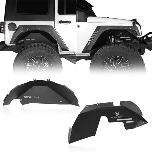 Jeep JK Front / Rear Inner Fender Liners for 2007-2018 Jeep Wrangler JK - LandShaker 4x4 lsg20662067206820542064 1