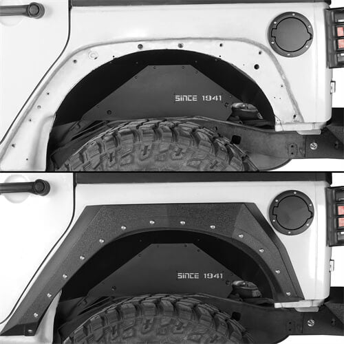 Jeep JK Rear MOAB Inner Fender Liners for 2007-2018 Jeep Wrangler JK - LandShaker 4x4 ls2068 4