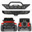 Jeep JL Mid Width Front Bumper & Rear Bumper for 2018-2023 Jeep Wrangler JL - LandShaker 4x4 LSG.3018+LSG.3003 1