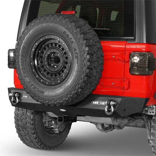 Jeep JL Rear Bumper w/2Inch Hitch Receiver for 2018-2023 Jeep Wrangler JL - LandShaker 4x4 l3003s 2