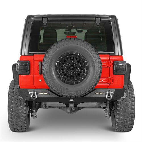 Jeep JL Rear Bumper w/2Inch Hitch Receiver for 2018-2023 Jeep Wrangler JL - LandShaker 4x4 l3003s 3