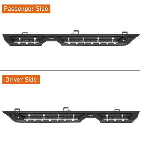 Jeep JL Side Steps Running Boards for 2018-2023 Jeep Wrangler JL - LandShaker 4x4 ls3045 13