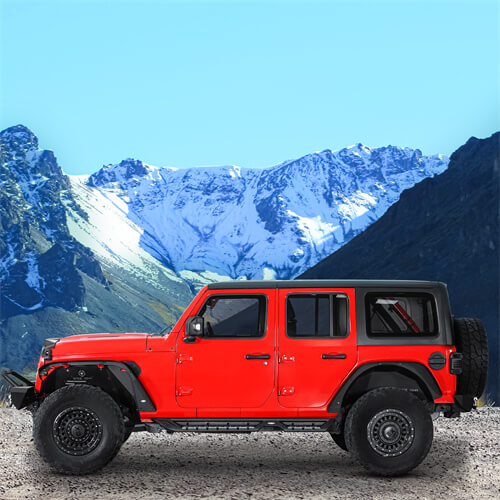 Jeep JL Side Steps Running Boards for 2018-2023 Jeep Wrangler JL - LandShaker 4x4 ls3045 3