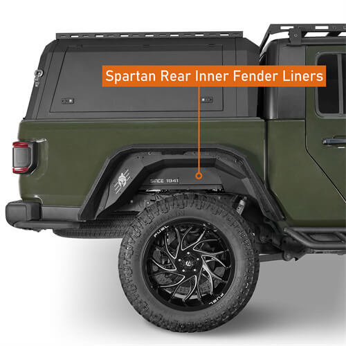 Jeep JT Front & Rear Inner Fender Liners for Jeep Gladiator JT - LandShaker 4x4 ls70127013s 17