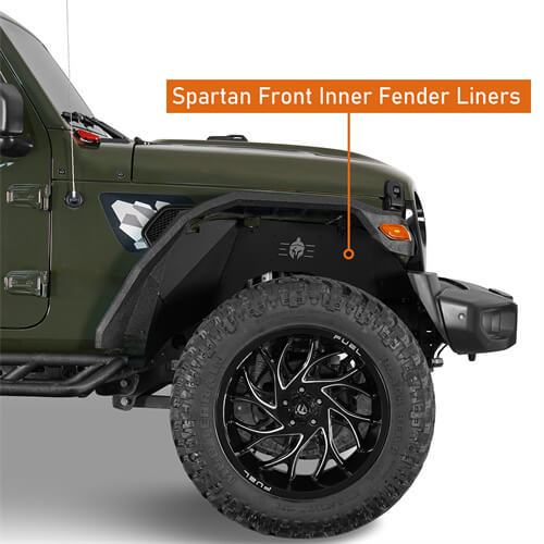 Jeep JT Front & Rear Inner Fender Liners for Jeep Gladiator JT - LandShaker 4x4 ls70127013s 9