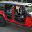 Jeep JT Side Steps & Tubular Half Doors for 2020-2023 Jeep Gladiator 4-Door  - LandShaker 4x4 LSG.3009+7002 4