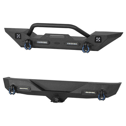 Different Trail Front & Rear Bumper Combo(07-23 Jeep Wrangler JK)-LandShaker