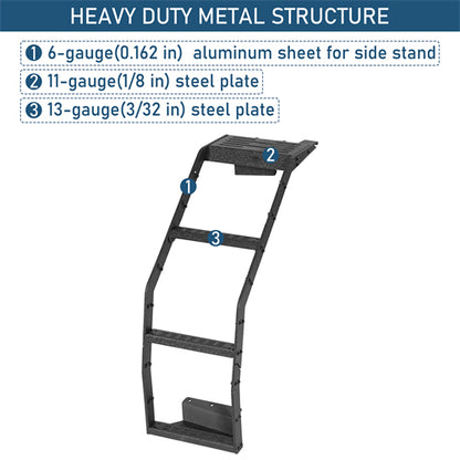 Rear Hatch Ladder For 2013-2017 Subaru XV Crosstrek - Landshaker4x4