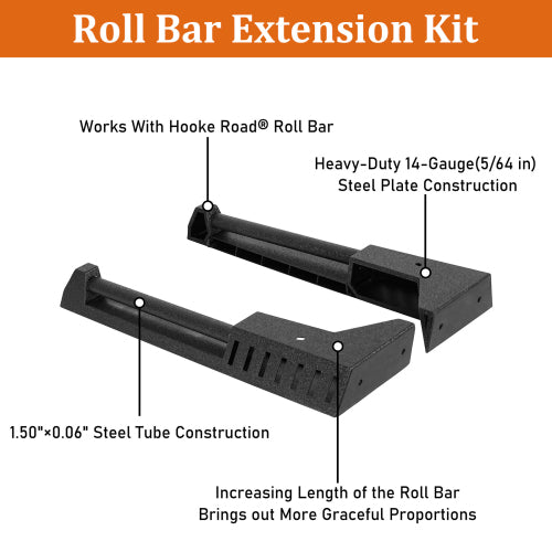 LandShaker Adjustable Pair Truck Roll Bar Extension Kit lsg9912s 10